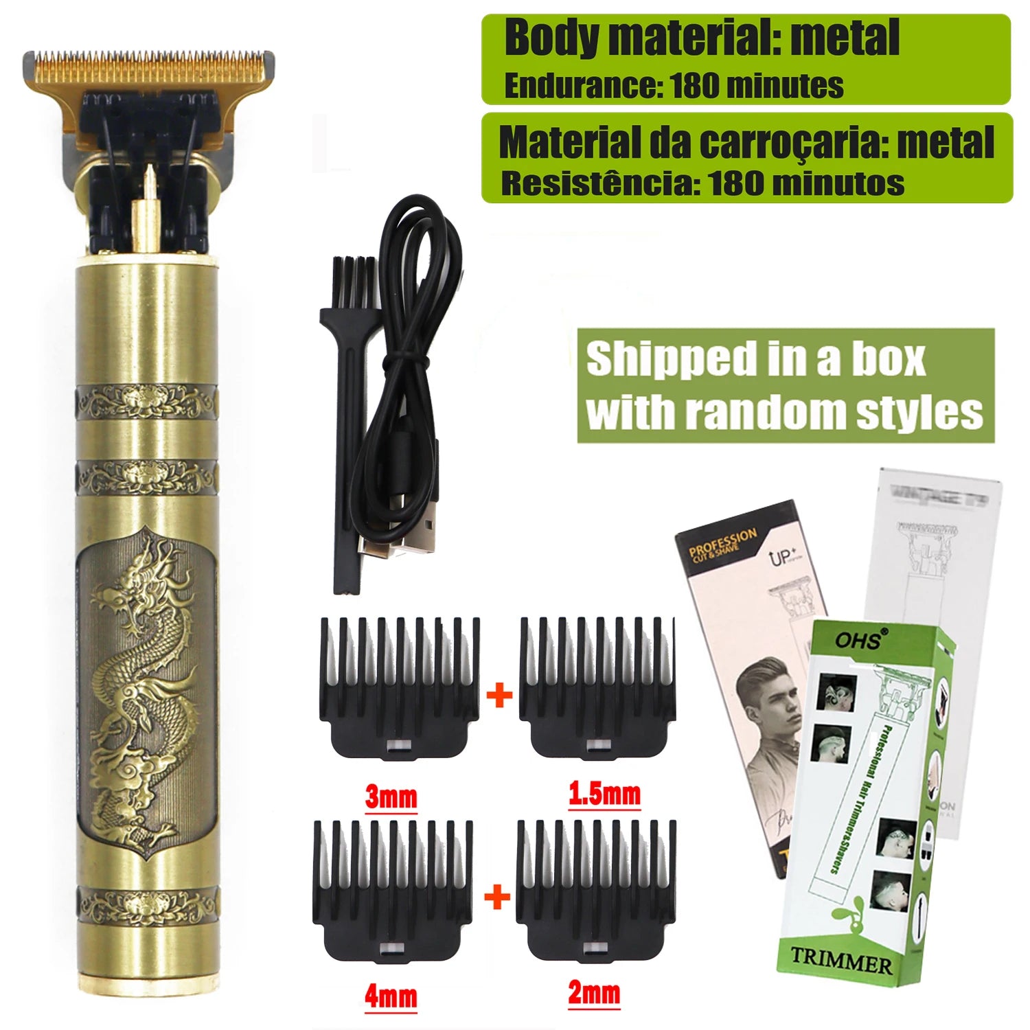 Máquina de cortar cabelo T9 para reparo, barbear, aparar pelos do corpo, máquina de cortar cabelo elétrica masculina 0mm para barbearia
